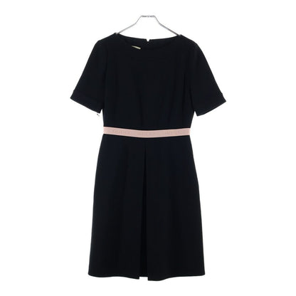 Gucci Logo Line Short Sleeve Dress Black