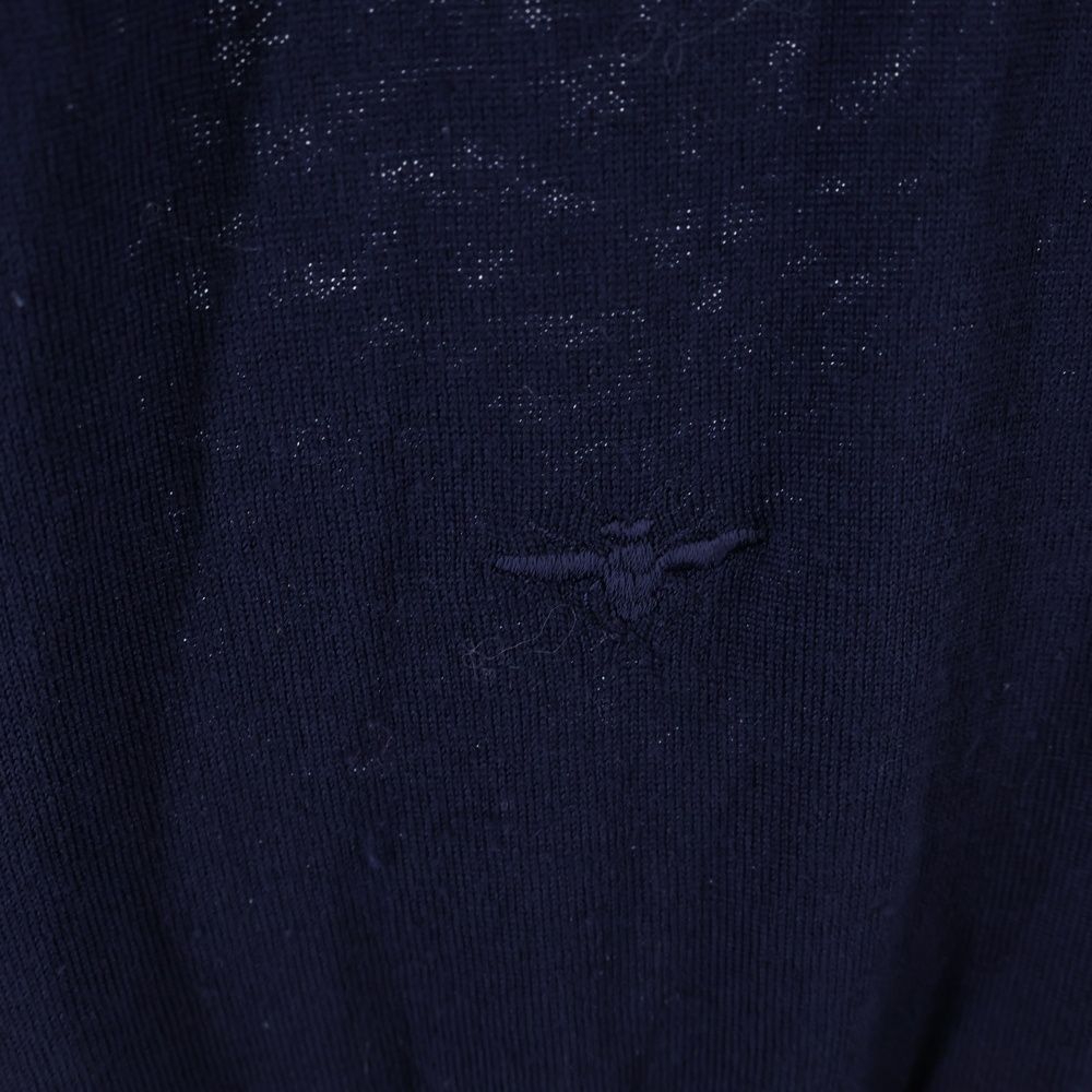 Dior Homme Bee Embroidery V-neck Crew Neck Knit Sweater Navy — view 6