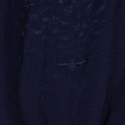 Dior Homme Bee Embroidery V-neck Crew Neck Knit Sweater Navy — view 6