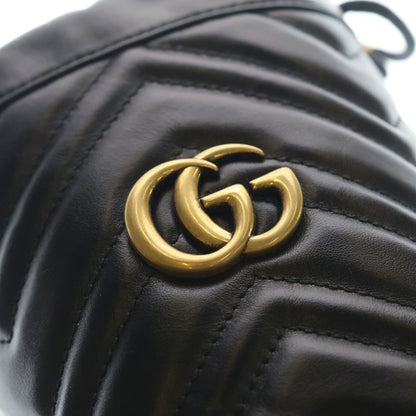 Gucci GG Marmont Mini Bucket Bag Black — view 5