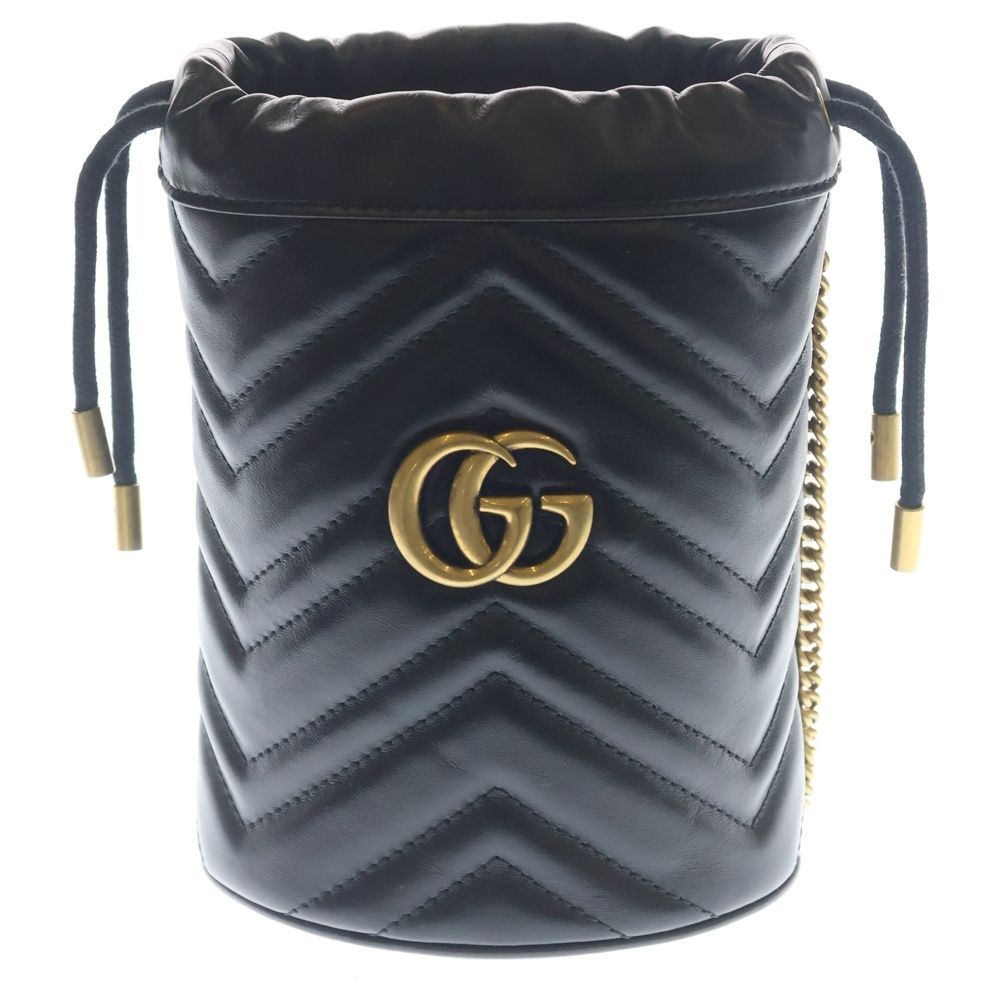 Gucci GG Marmont Mini Bucket Bag Black