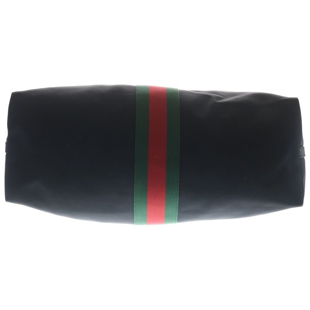 Gucci Sherry Line Canvas Leather 2-Way Boston Bag Black — view 4