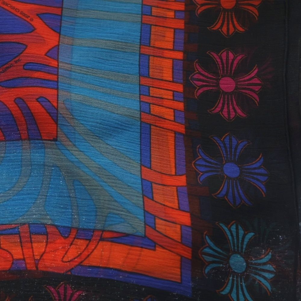Chrome Hearts Mapplethorpe CH Plus Slik Skf Maplethorpe CH Silk Scarf Multicolor — view 2