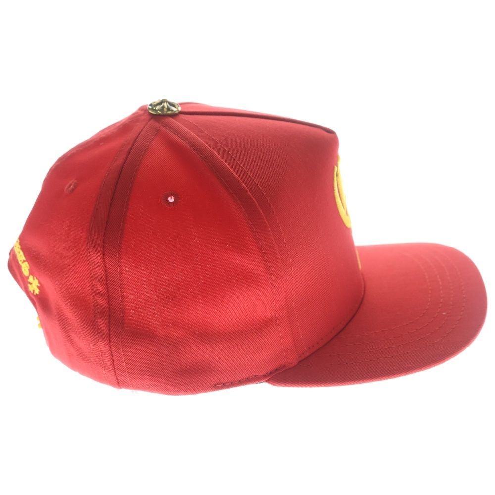 Chrome Hearts CH Baseball Trucker Cap Truck Khaki Cap Hat Red Yellow — view 3