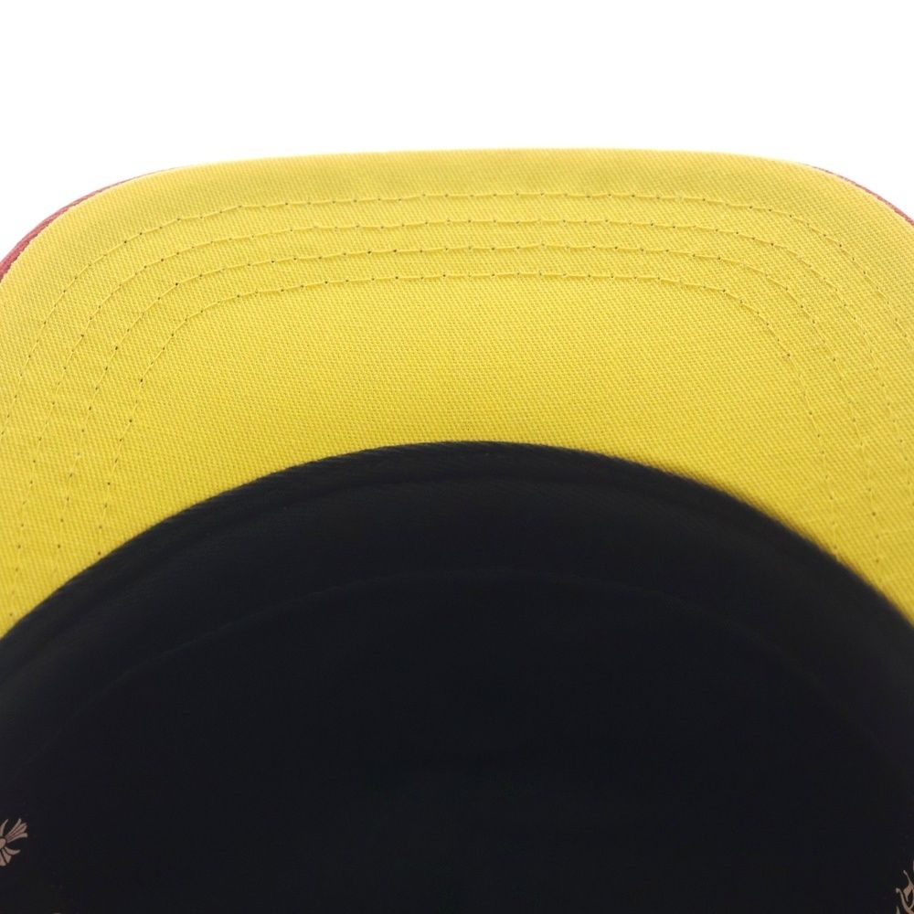 Chrome Hearts CH Baseball Trucker Cap Truck Khaki Cap Hat Red Yellow — view 7