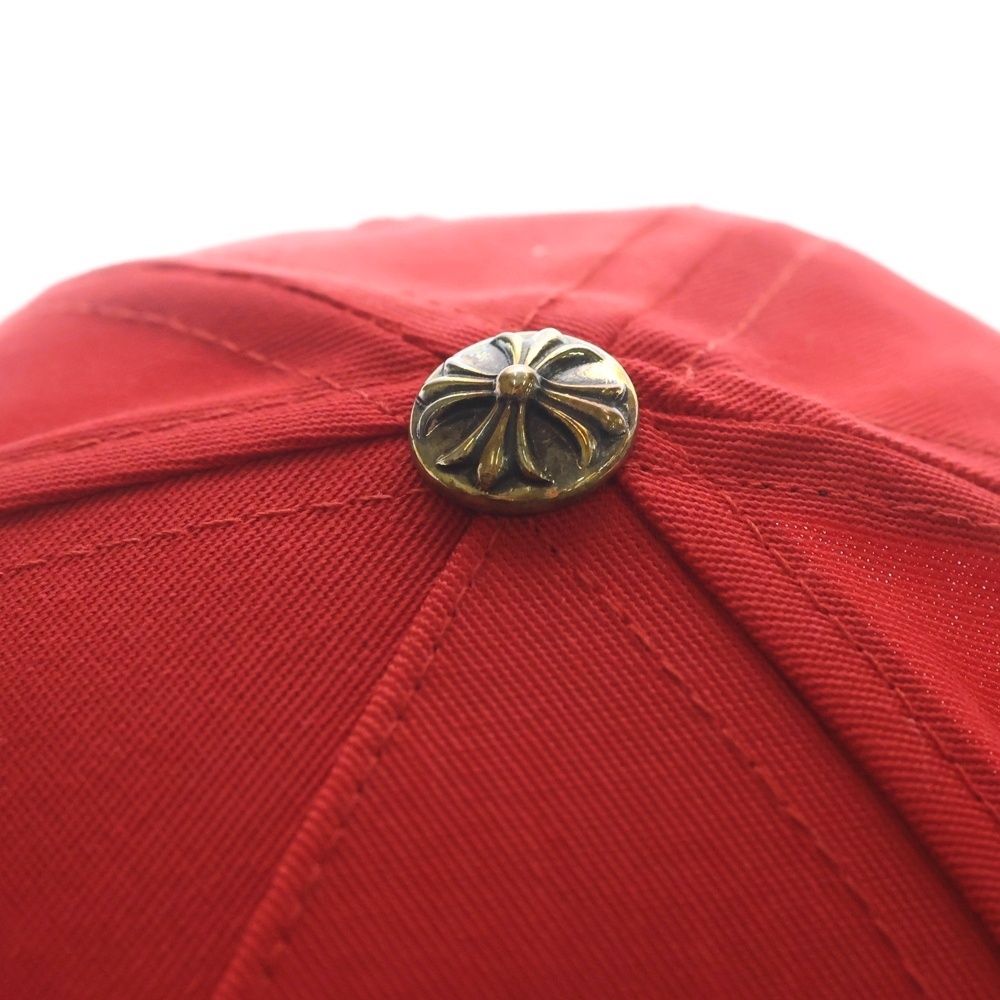 Chrome Hearts CH Baseball Trucker Cap Truck Khaki Cap Hat Red Yellow — view 6
