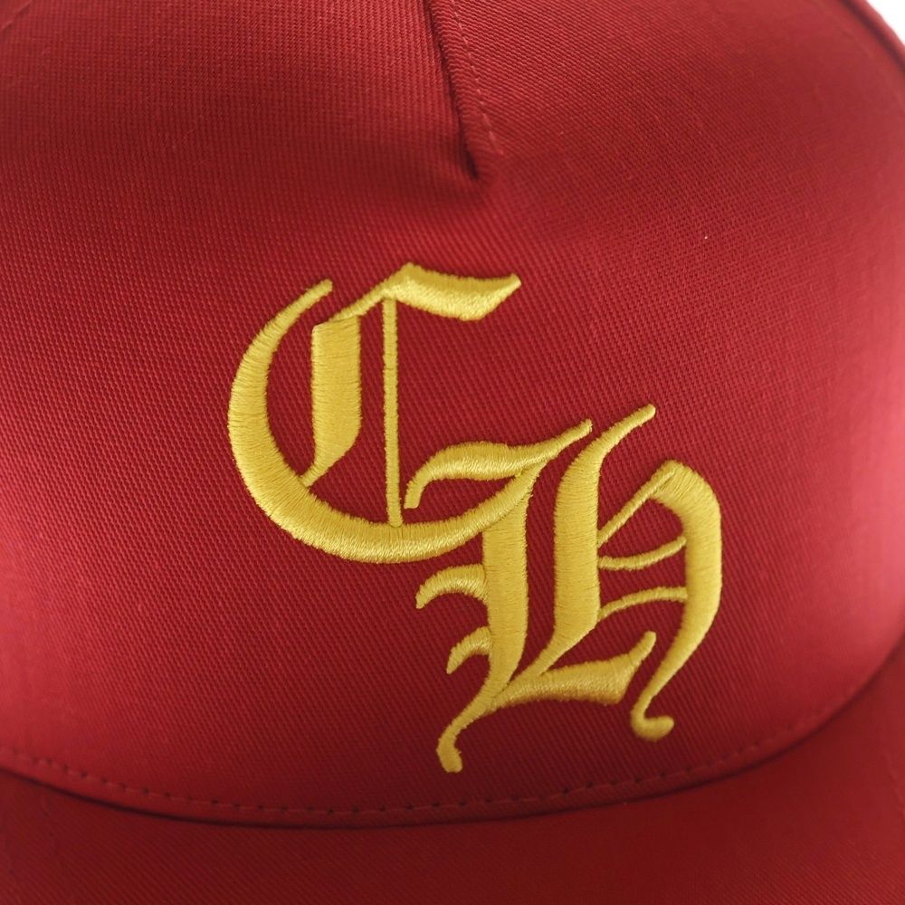 Chrome Hearts CH Baseball Trucker Cap Truck Khaki Cap Hat Red Yellow — view 5