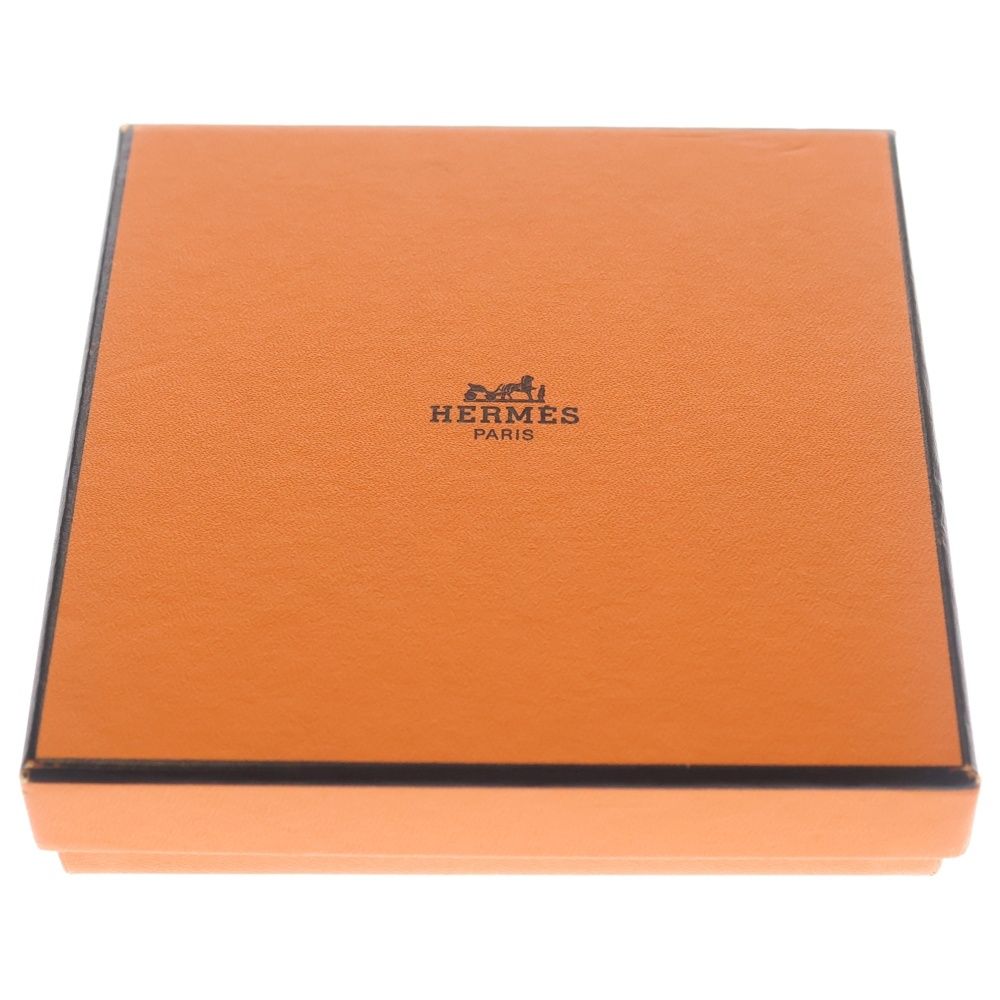 Hermes Constance Leather Belt Brown Black Box Calf 65 Silver — view 6