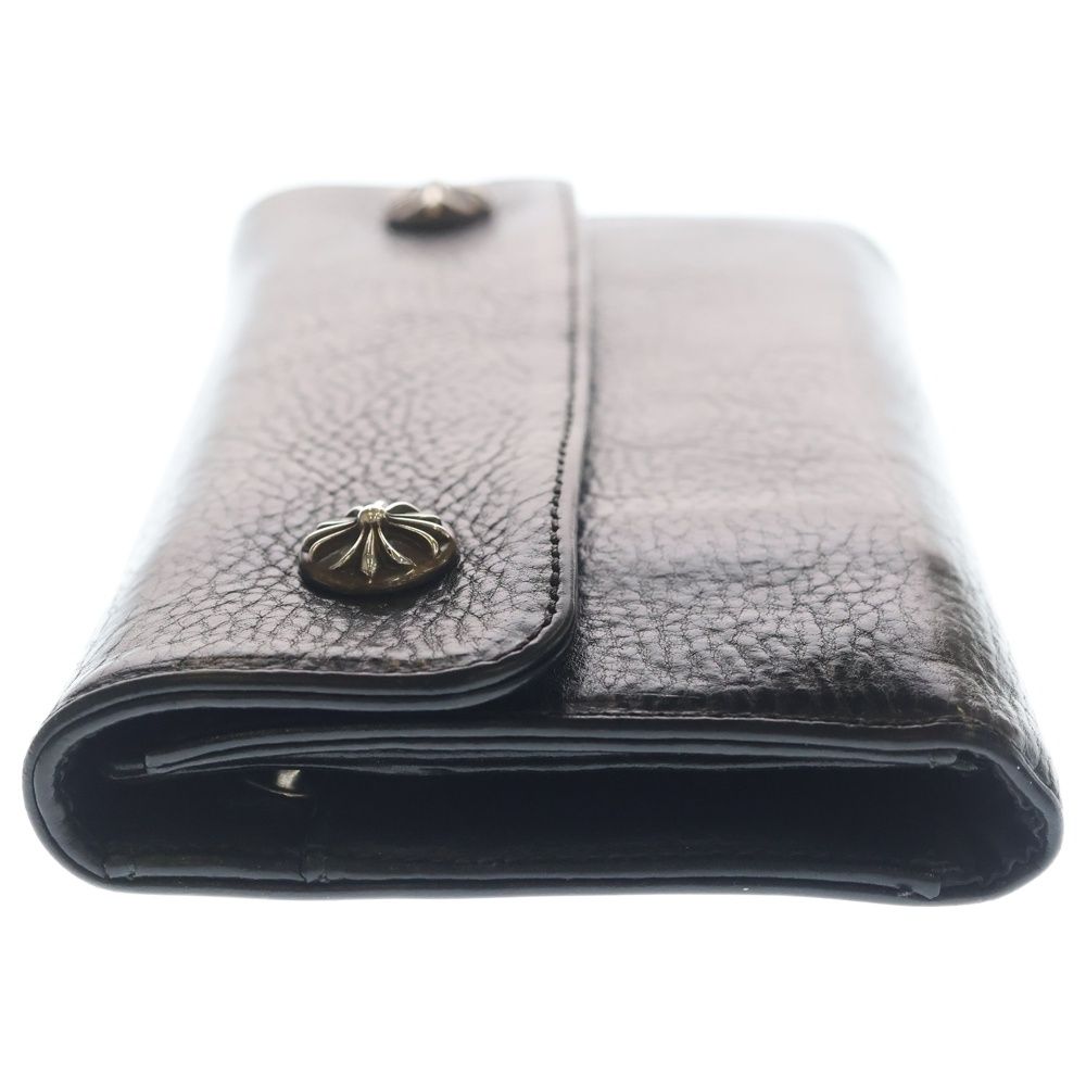 Chrome Hearts Wave Leather Wallet Black — view 3