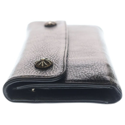 Chrome Hearts Wave Leather Wallet Black — view 3