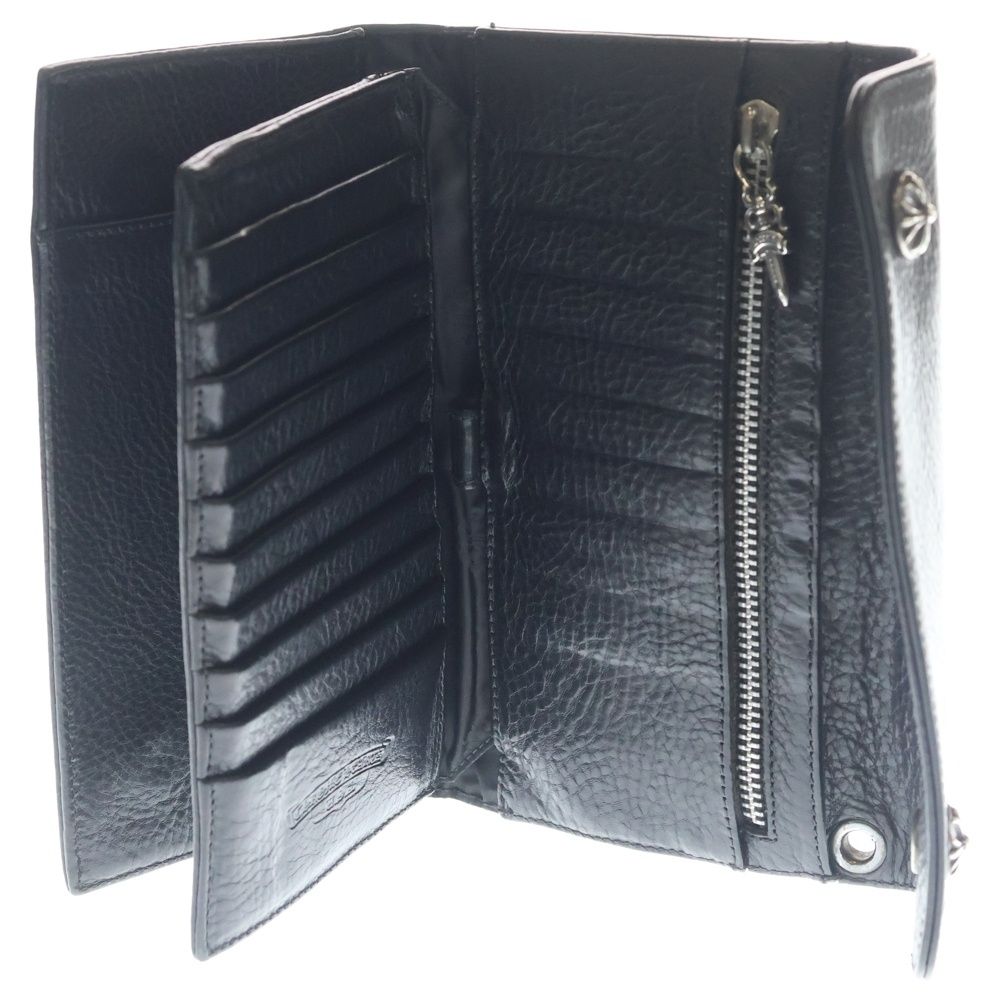 Chrome Hearts Wave Leather Wallet Black — view 4
