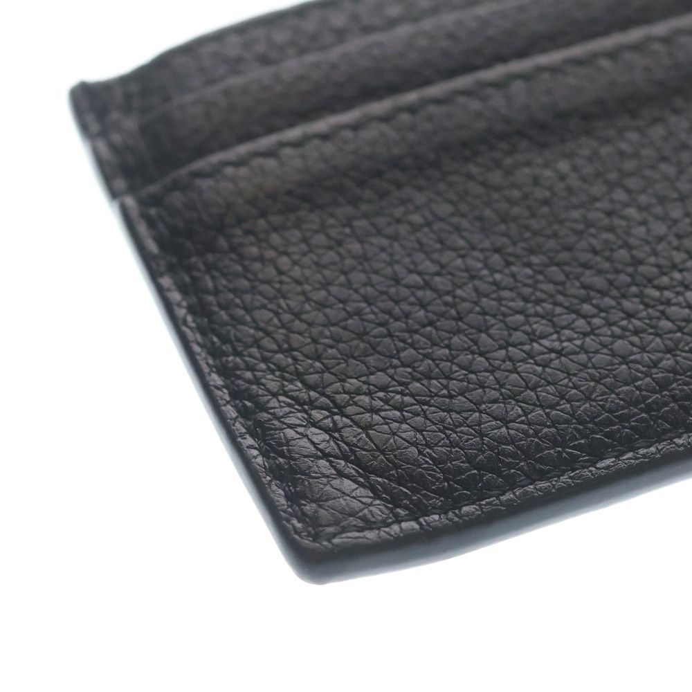 Gucci Logo Leather Card Case Black — view 6
