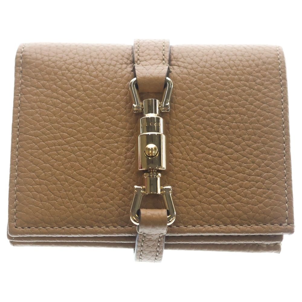 Gucci Jackie Leather Wallet Bifold Brown