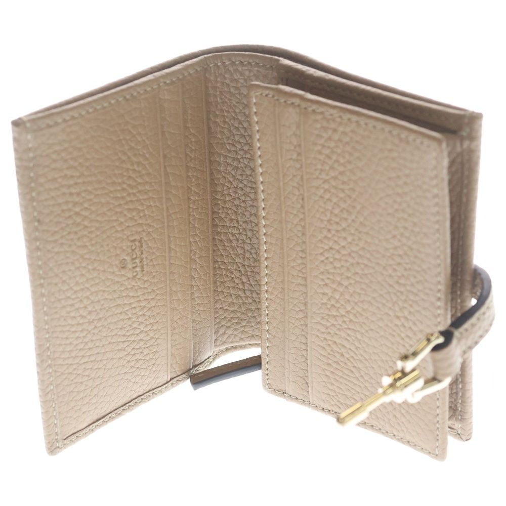Gucci Jackie Leather Wallet Bifold Brown — view 4