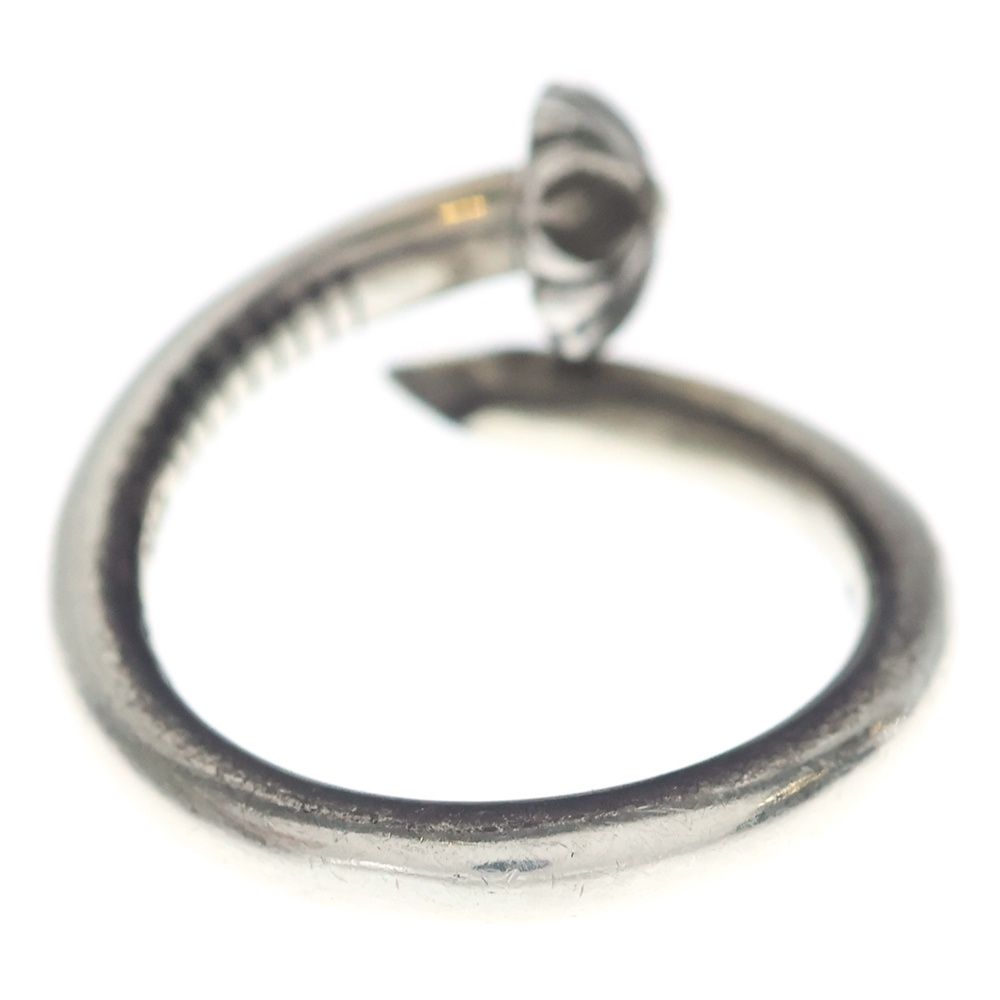 Chrome Hearts Nail Crsball Cross Ball Ring Silver — view 2