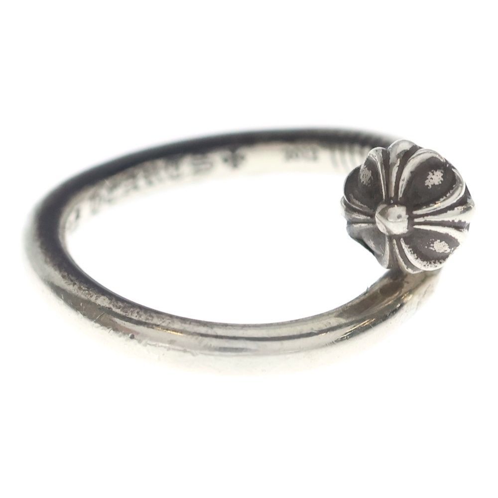 Chrome Hearts Nail Crsball Cross Ball Ring Silver — view 3