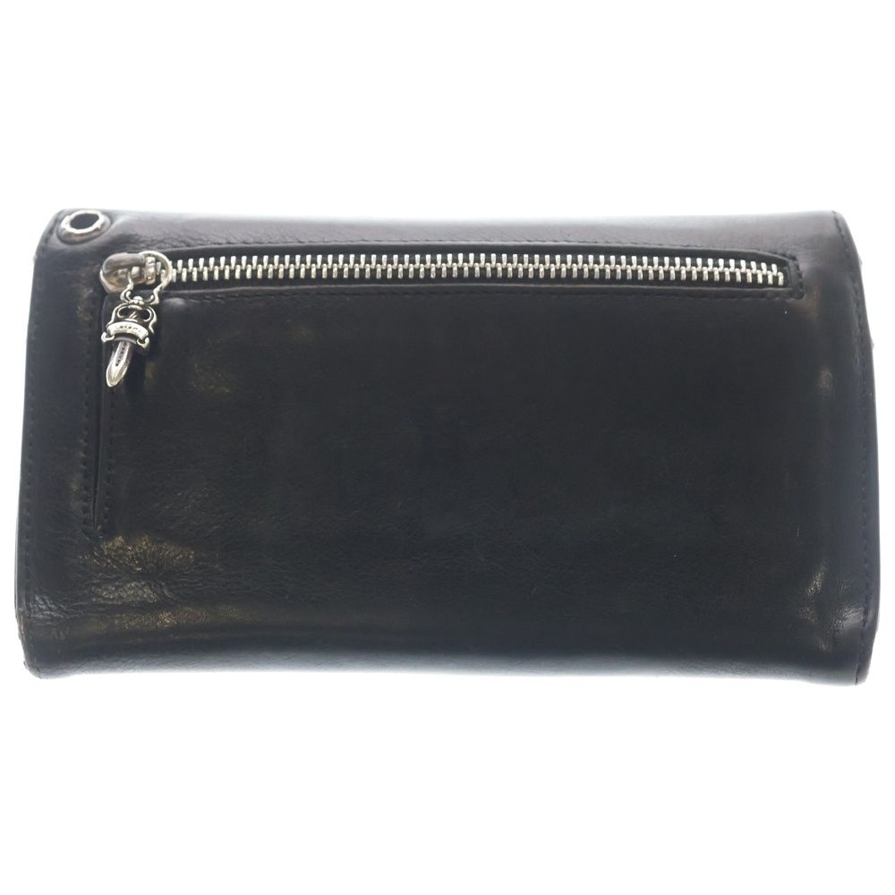 Chrome Hearts Wave Leather Wallet Black — view 2