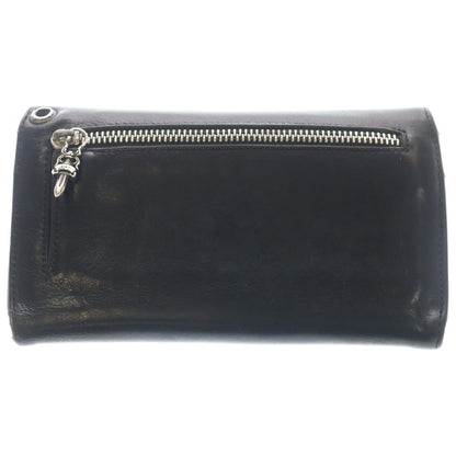 Chrome Hearts Wave Leather Wallet Black — view 2