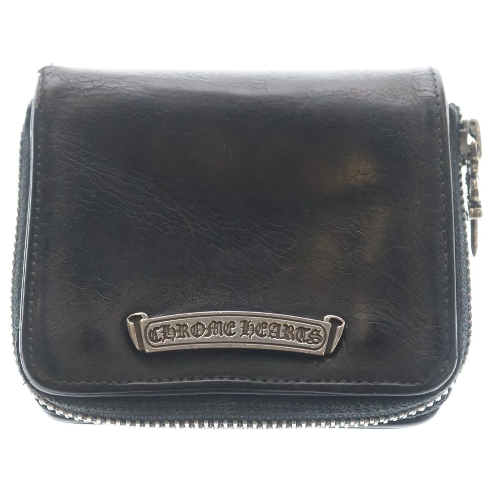 Chrome Hearts Joey Leather Wallet Black