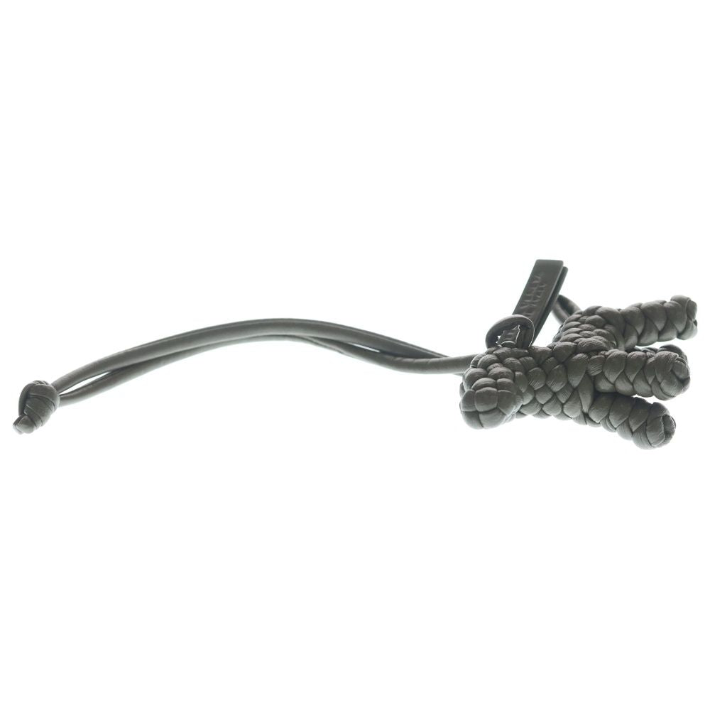 Bottega Veneta Intrecciato Dog Bag Charm Strap Khaki Green Leather — view 3