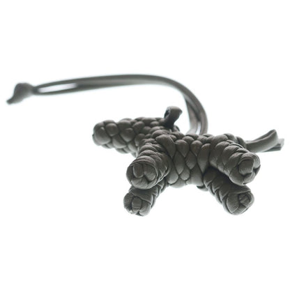 Bottega Veneta Intrecciato Dog Bag Charm Strap Khaki Green Leather — view 5