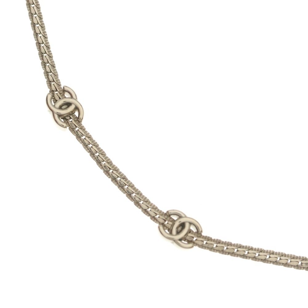 Chanel CC Logo Chain Necklace Gold