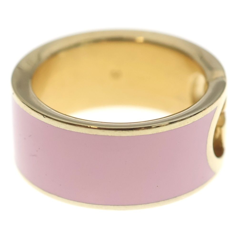 Gucci Interlocking Enamel Ring Pink