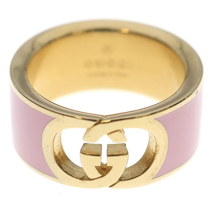 Gucci Interlocking Enamel Ring Pink