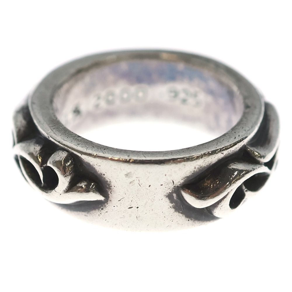Chrome Hearts Dbl Narrow Vine Band Double Ring Silver — view 3