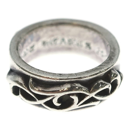 Chrome Hearts Dbl Narrow Vine Band Double Ring Silver