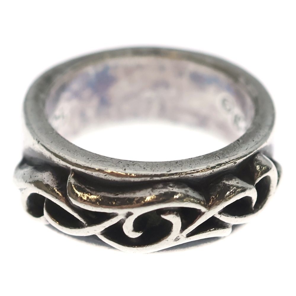 Chrome Hearts Dbl Narrow Vine Band Double Ring Silver — view 2