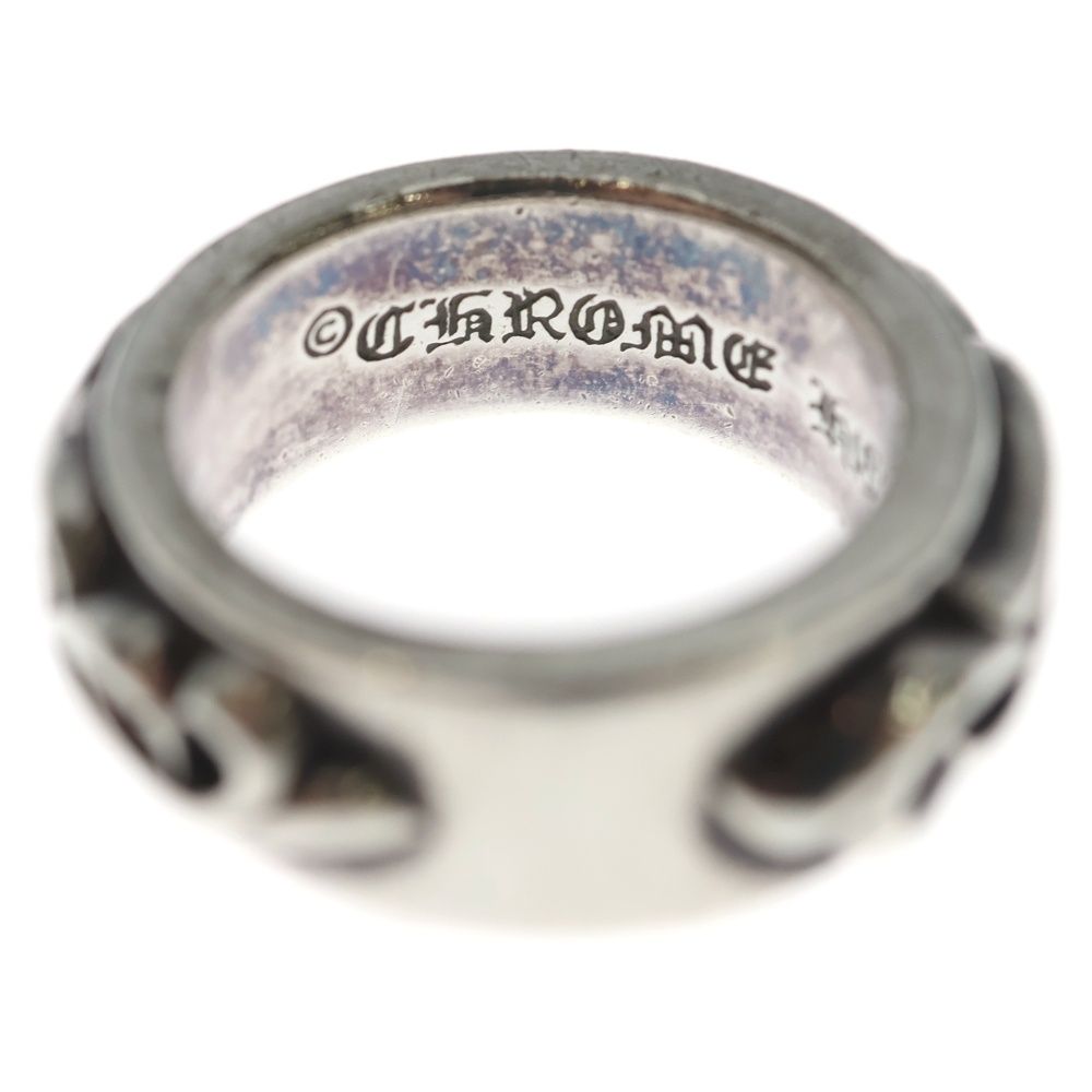 Chrome Hearts Dbl Narrow Vine Band Double Ring Silver — view 5