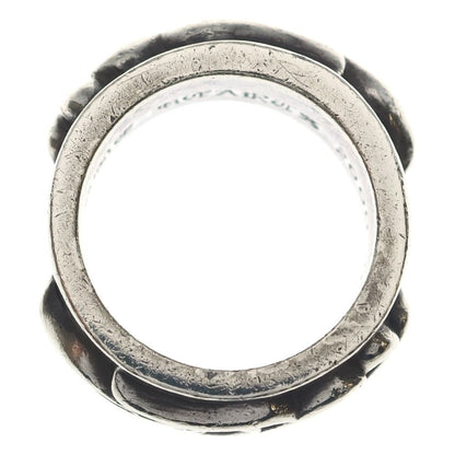 Chrome Hearts Dbl Narrow Vine Band Double Ring Silver — view 6