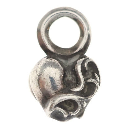 Chrome Hearts Stack Heart Charm Pendant Top Silver — view 2