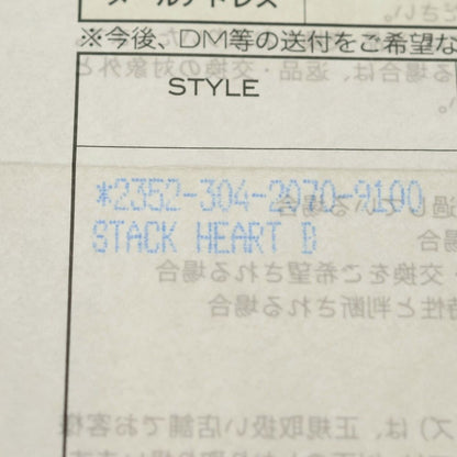 Chrome Hearts Stack Heart Charm Pendant Top Silver — view 6