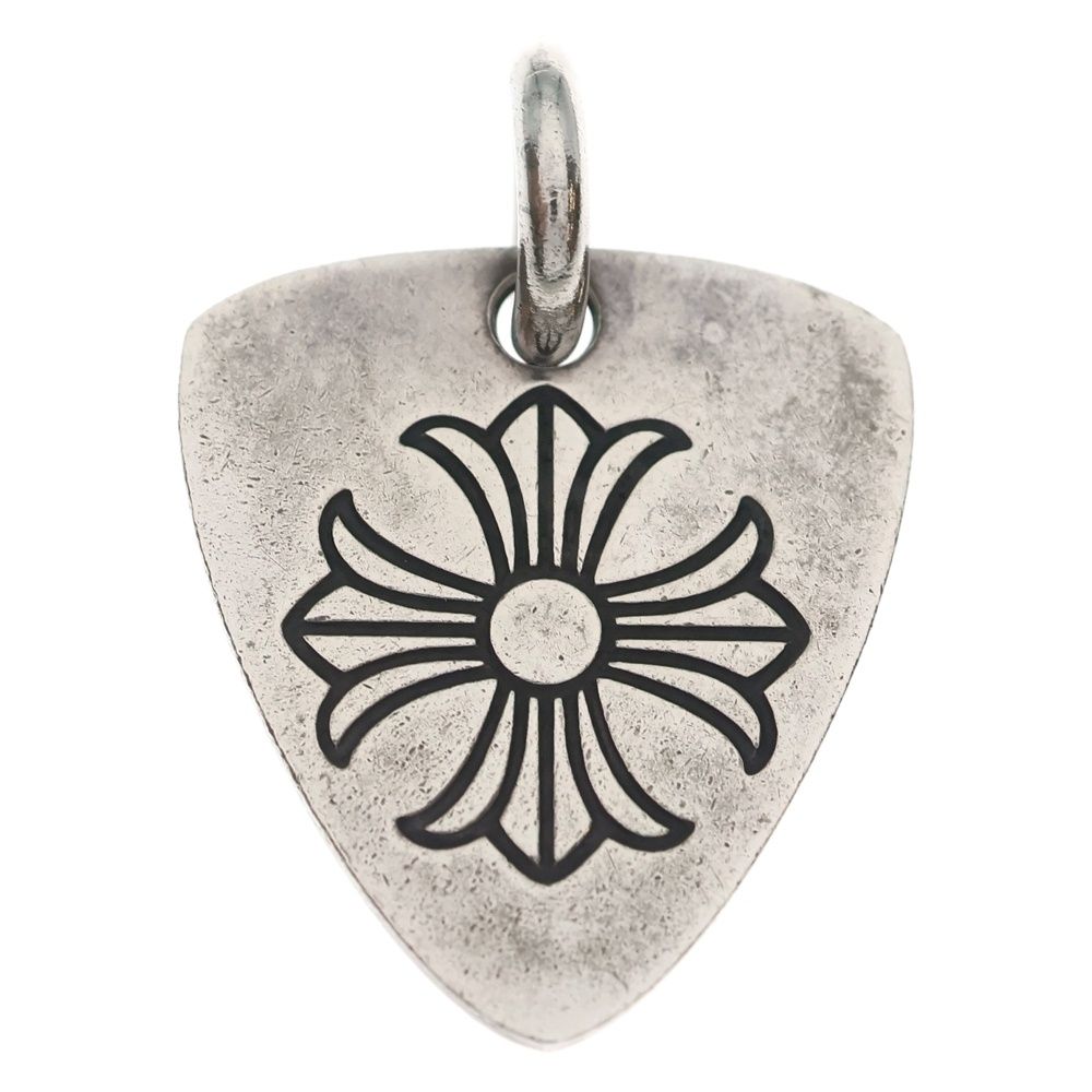 Chrome Hearts Guitar Pick Pendant Top Silver