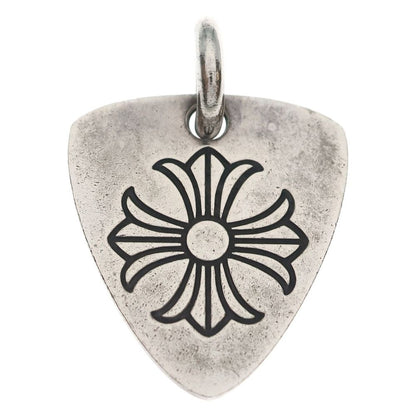 Chrome Hearts Guitar Pick Pendant Top Silver