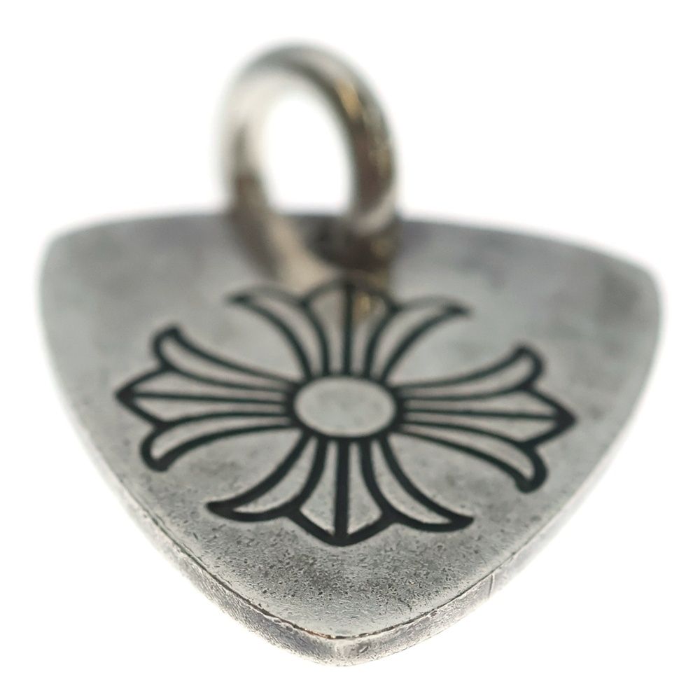 Chrome Hearts Guitar Pick Pendant Top Silver — view 5