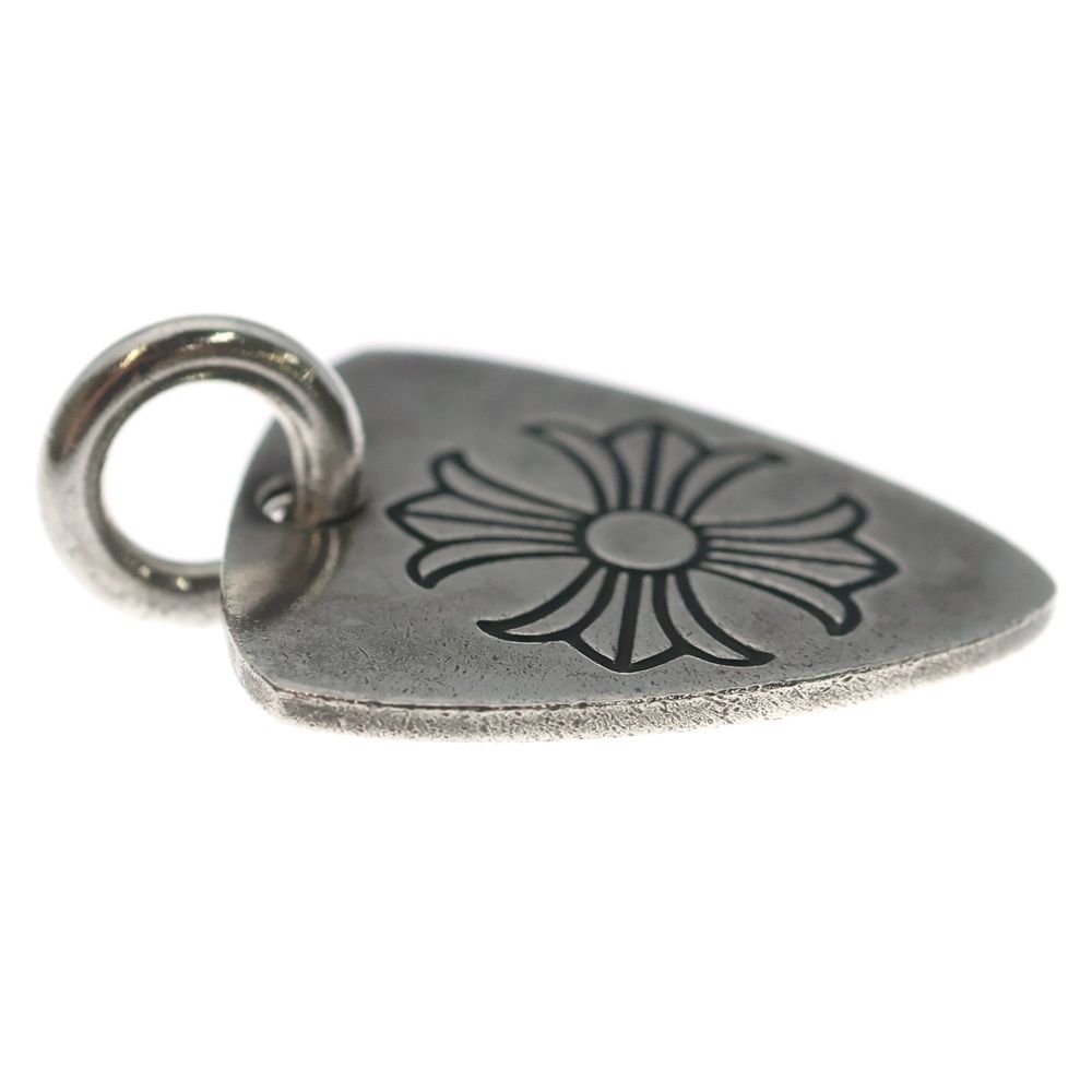 Chrome Hearts Guitar Pick Pendant Top Silver — view 4