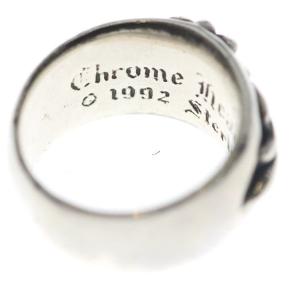 Chrome Hearts Flrl Crs Floral Cross Ring Silver — view 5