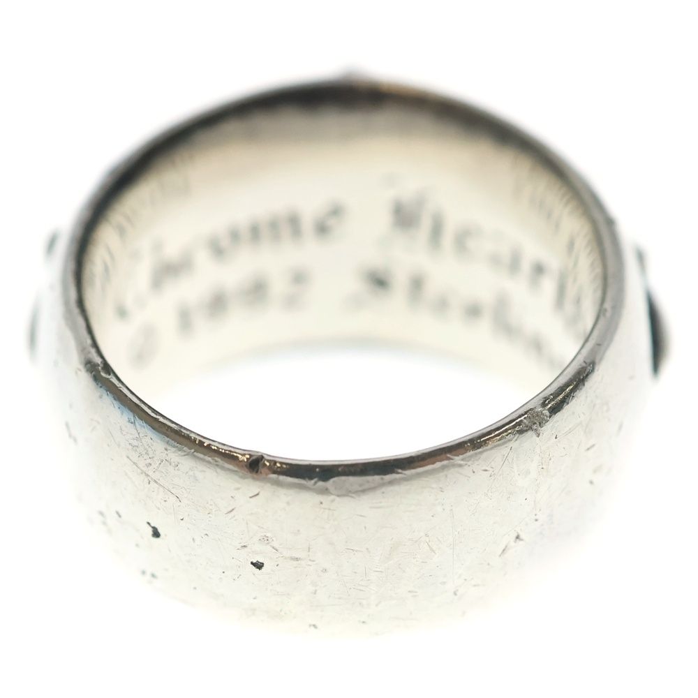 Chrome Hearts Flrl Crs Floral Cross Ring Silver — view 2