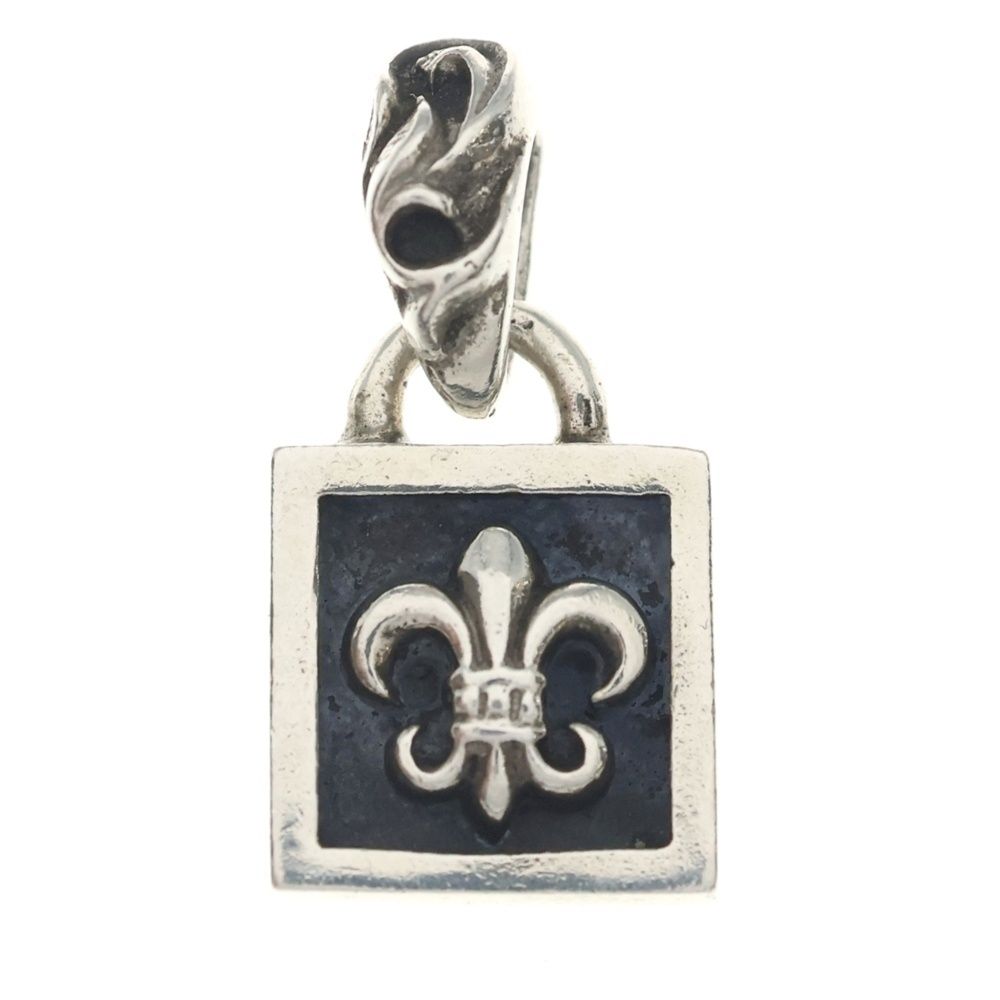 Chrome Hearts Framed BS Fluer BS Charm Pendant Top Silver