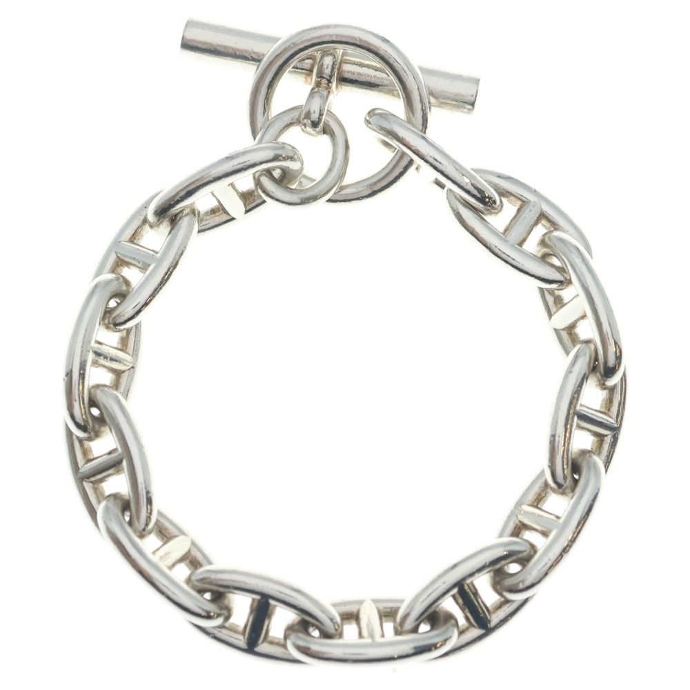 Hermes Chaine D'ancre GM 13 Pieces Chain Bracelet Silver — view 2