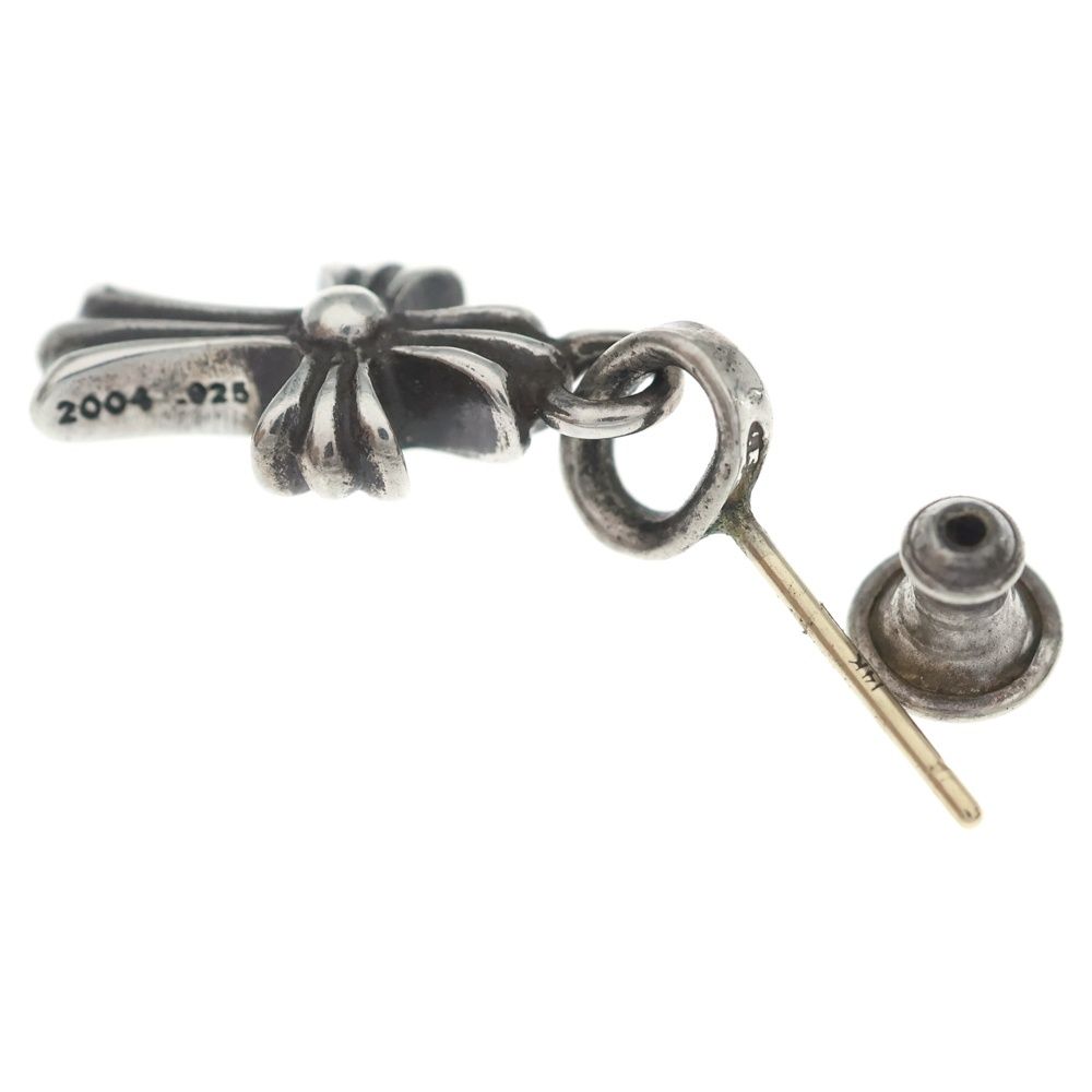 Chrome Hearts Bby Pprchn Baby Fat Cross Drop Earrings Silver — view 5