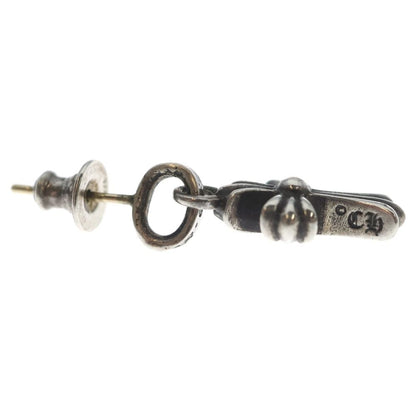 Chrome Hearts Bby Pprchn Baby Fat Cross Drop Earrings Silver — view 4