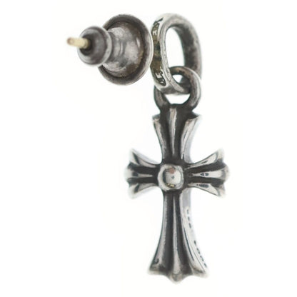 Chrome Hearts Bby Pprchn Baby Fat Cross Drop Earrings Silver — view 2