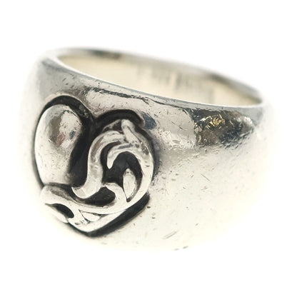 Chrome Heart in Band Silver Ring