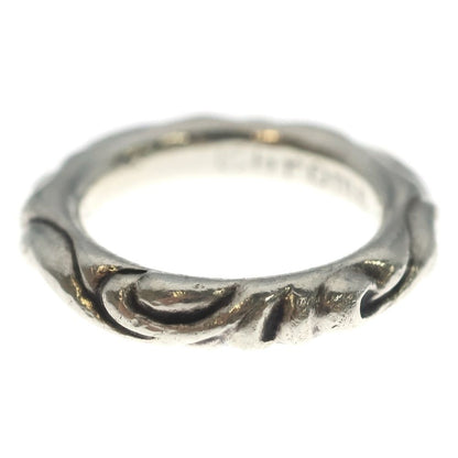 Chrome Hearts Scrl Band Scroll Ring Silver — view 4