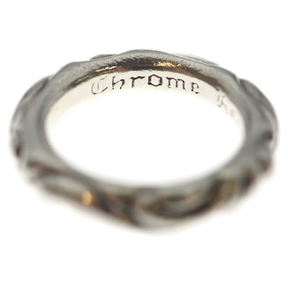 Chrome Hearts Scrl Band Scroll Ring Silver — view 5
