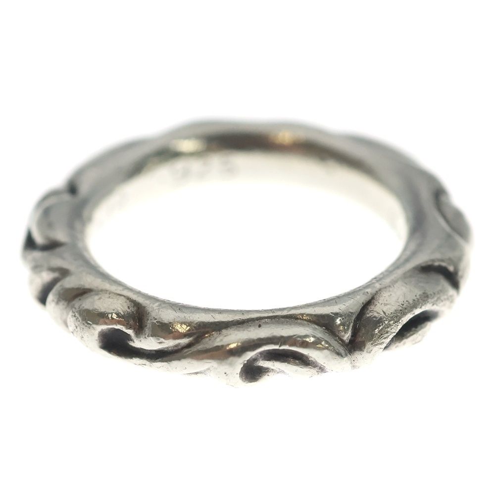 Chrome Hearts Scrl Band Scroll Ring Silver — view 2